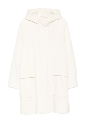 Eleventy hooded patch-pocket coat - Neutrals