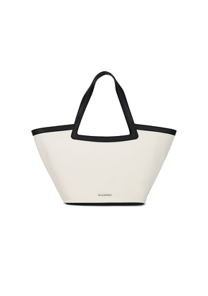 Nakedvice The Portia Tote in White.