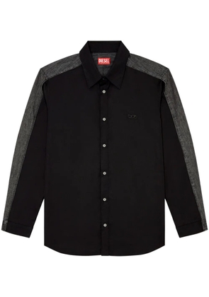Diesel S-Simply-DNM cotton shirt - Black