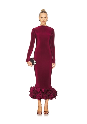 L'IDEE Campbell Cocktail Dress in Wine. Size 10/M. Also in 12/L, 6/XS, 8/S.