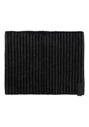 Sease ribbed cashmere scarf - Black