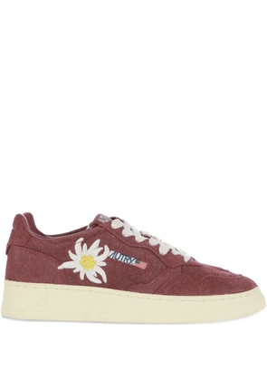 Autry Medalist flower low sneakers - Red