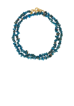 Maison Irem Tropical Waters Necklace in Blue.