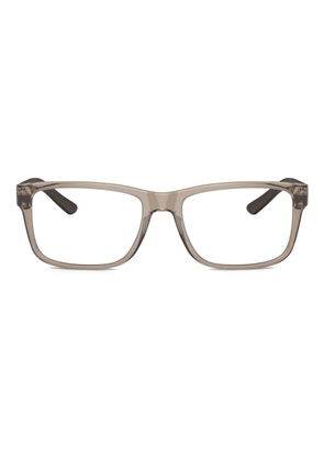 Armani Exchange square-frame glasses - Brown