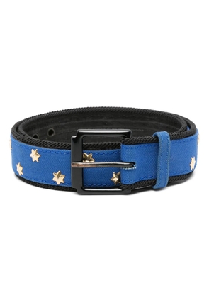 Saint Laurent Pre-Owned 1980s star-studded belt - Blue