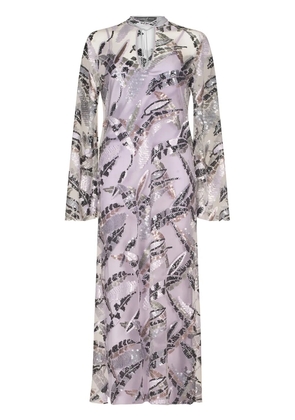 Silvia Tcherassi Andria sequin-embellished maxi dress - Purple