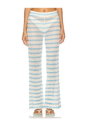 Maaji Calliope Pant in Blue,Ivory. Size M. Also in S.