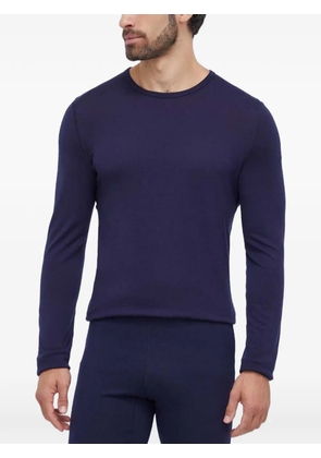 icebreaker long-sleeved logo-detail T-shirt - Blue