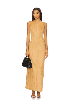 Nakedvice The Ambrose Dress in Tan. Size L. Also in M, S, XS.