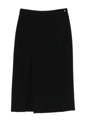 Ottod'Ame pleated split skirt - Black