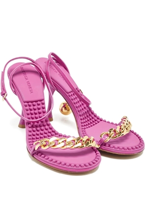 Bottega Veneta Pre-Owned Dot chain sandals - Pink