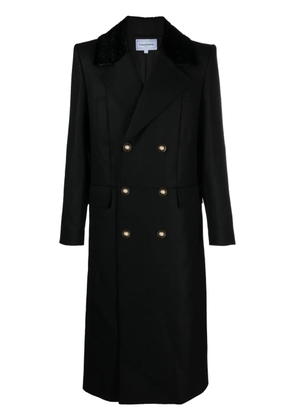 Casablanca double-breasted wool coat - Black