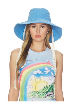 Lack of Color Summer Bucket Hat in Blue. Size M/L. Also in S/M.