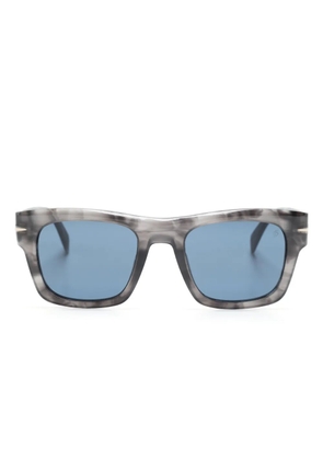 Eyewear by David Beckham marbled square-frame sunglasses - Grey