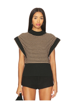 LNA Ellisa Sleeveless Sweater in Beige. Size L. Also in M, S, XL, XS.