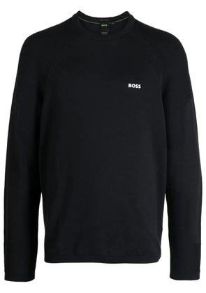 BOSS Perform-X crew-neck sweatshirt - Blue