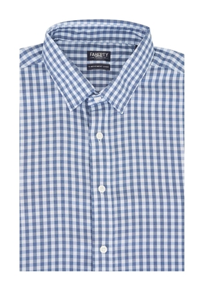 FAHERTY checked button-down shirt - Blue