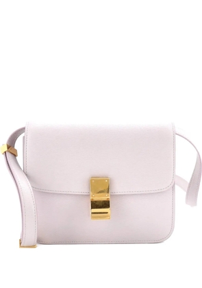 Celine Pre-Owned Classic Box Bag Grainy Leather Teen shoulder bag - Purple