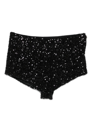 Aniye By sequinned shorts - Black