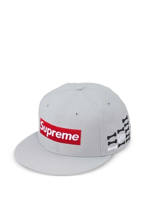 Supreme x New Era Bones Box logo cap - Grey