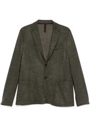 Harris Wharf London mélange-effect blazer - Green