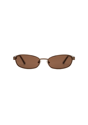 Otra X Grandquist Papillon Sunglasses in Brown.