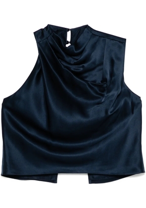 Michelle Mason open back top - Blue