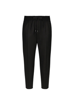 Dolce & Gabbana drawstring panelled trousers - Black