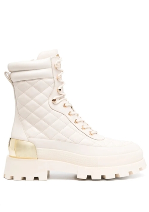 Michael Michael Kors Rowan lace-up leather boots - Neutrals