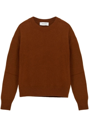 Yves Salomon knitted jumper - Brown