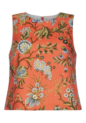 Cara Cara Mackenzie floral top - Orange