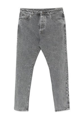 Brunello Cucinelli knee-patch denim jeans - Grey