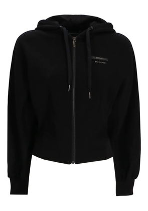 Armani Exchange zip-up hoodie - Black