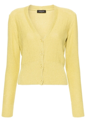 Fabiana Filippi V-neck sequin-embellished cardigan - Green