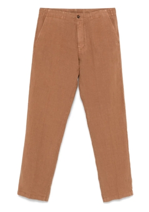 Corneliani linen trousers - Brown