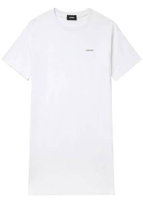 We11done logo dress - White