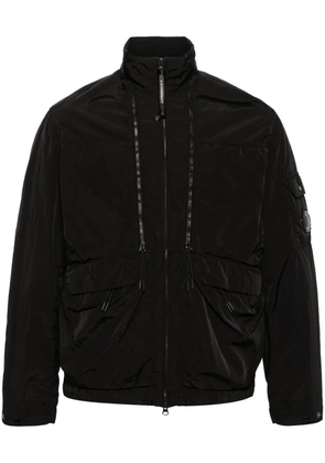 C.P. Company Chrome-R lens-detail hooded jacket - Black