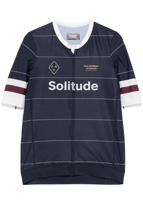 Pas Normal Studios Solitude Late Drop performance top - Blue