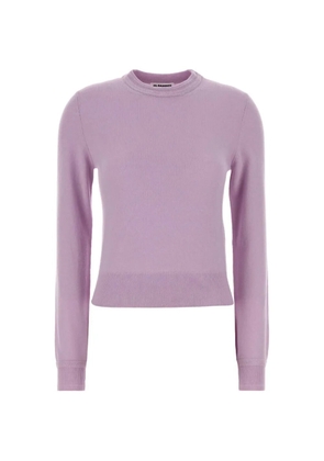 Jil Sander crew-neck wool sweater - Purple