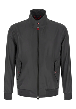 Kiton Cima zip-up jacket - Grey