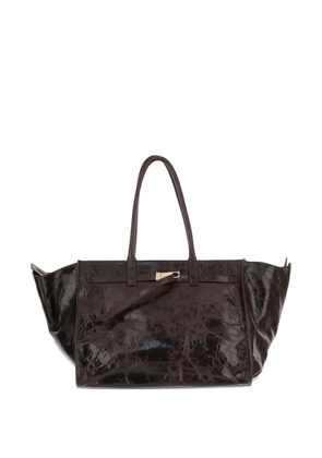 Benedetta Bruzziches Mame Weekend metal-detail tote bag - Brown