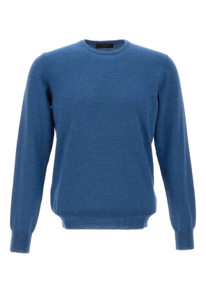 Gran Sasso crew-neck ribbed-trims sweater - Blue