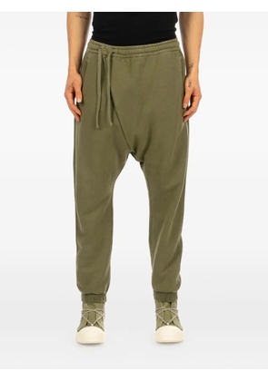 Maharishi Kesagiri asymmetrical track pants - Green