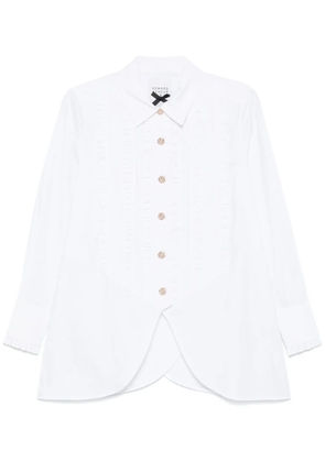 Edward Achour Paris ruffle-detail shirt - White