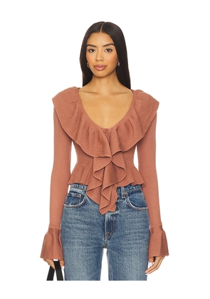 MORE TO COME Hally Sweater Top in Mauve. Size L. Also in S, XS.