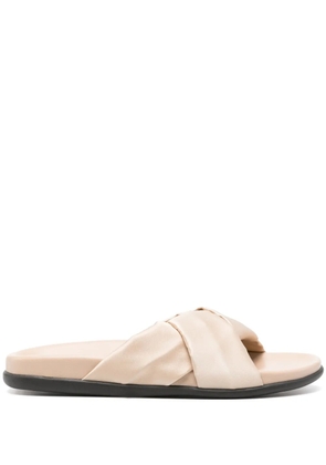 Ancient Greek Sandals Whitney satin slides - Neutrals