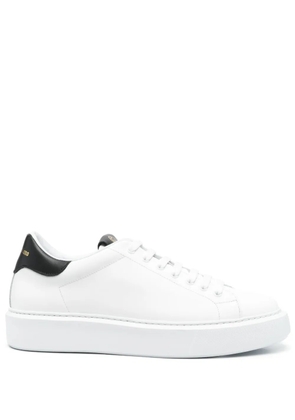Giuliano Galiano contrasting-detail leather sneakers - White