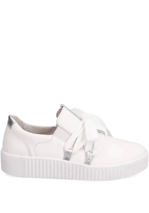 GABOR flatform lace-up sneakers - White