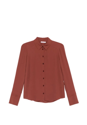 Patrizia Pepe button-fastening cuff shirt - Brown
