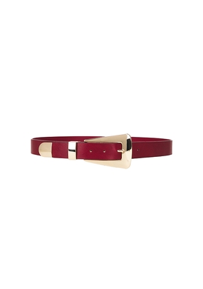 LAMARQUE Brooklyn Belt in Burgundy. Size L. Also in M, S.